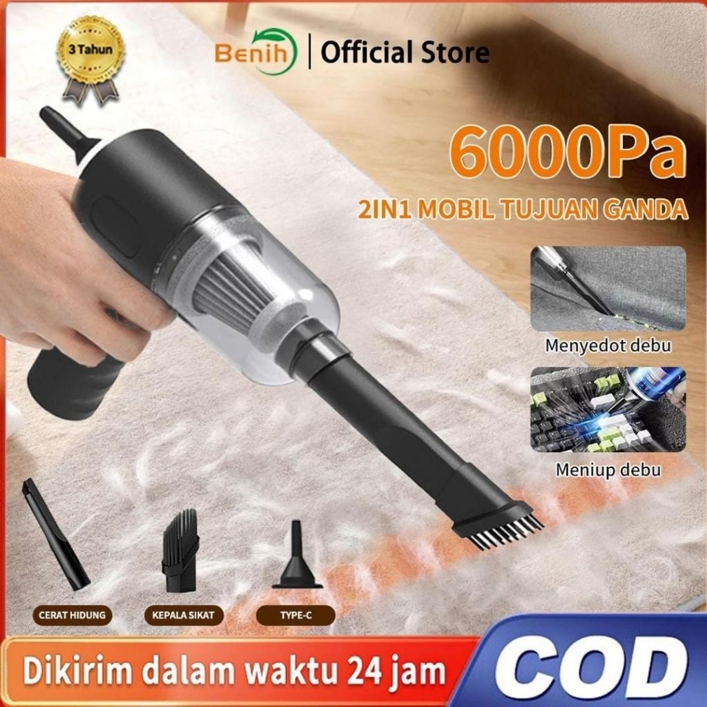 Vacuum Cleaner Mini 2-in-1