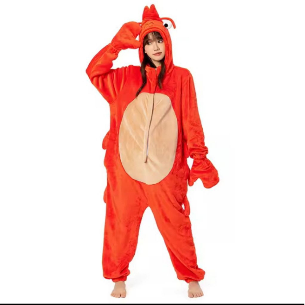 Kostum Onesie kepiting