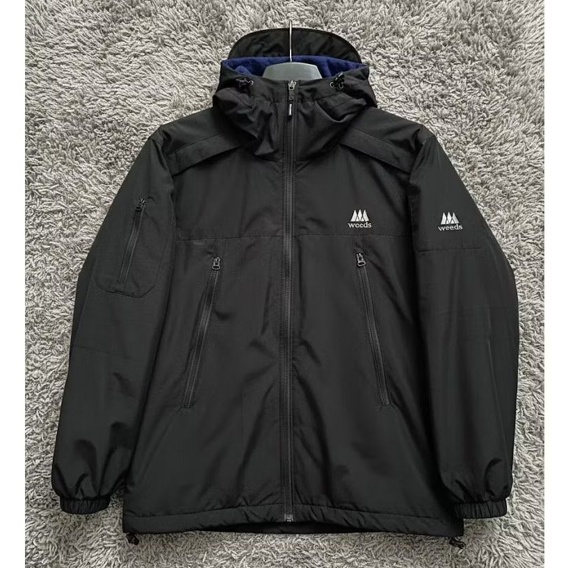 jaket perasut waterproof, model gorpcore weeds original