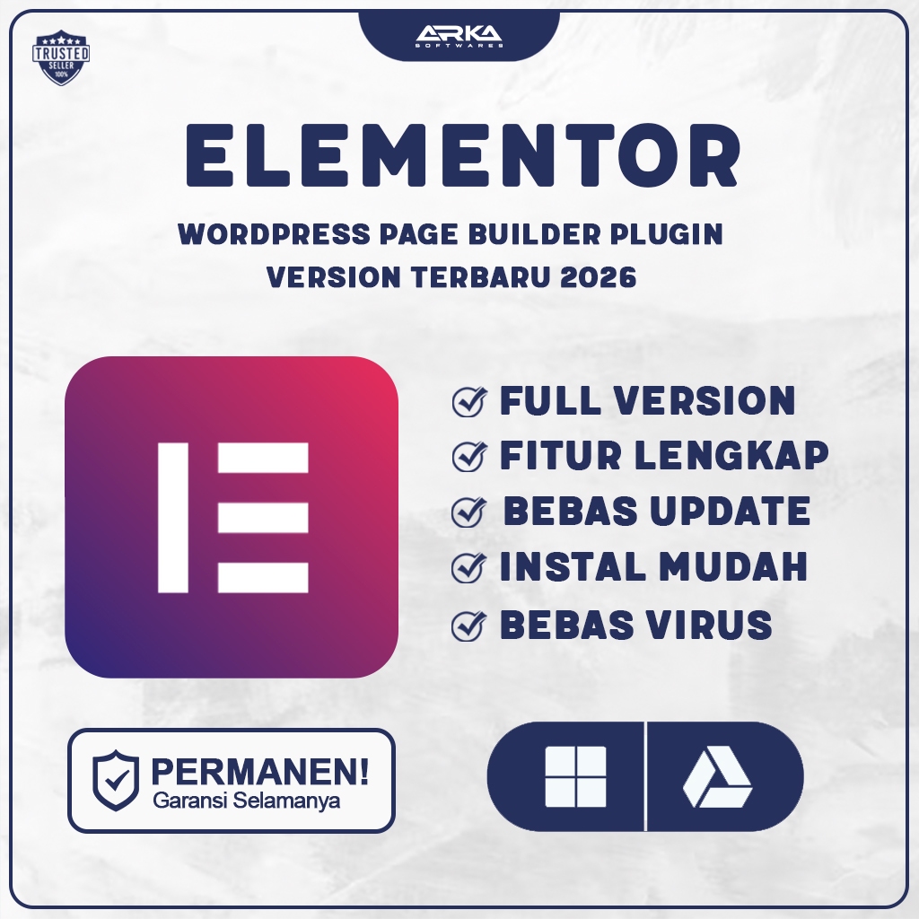 Elementor Pro Full Version 2026 Unlimited Web Original Lifetime | Plugin WP Wordpress