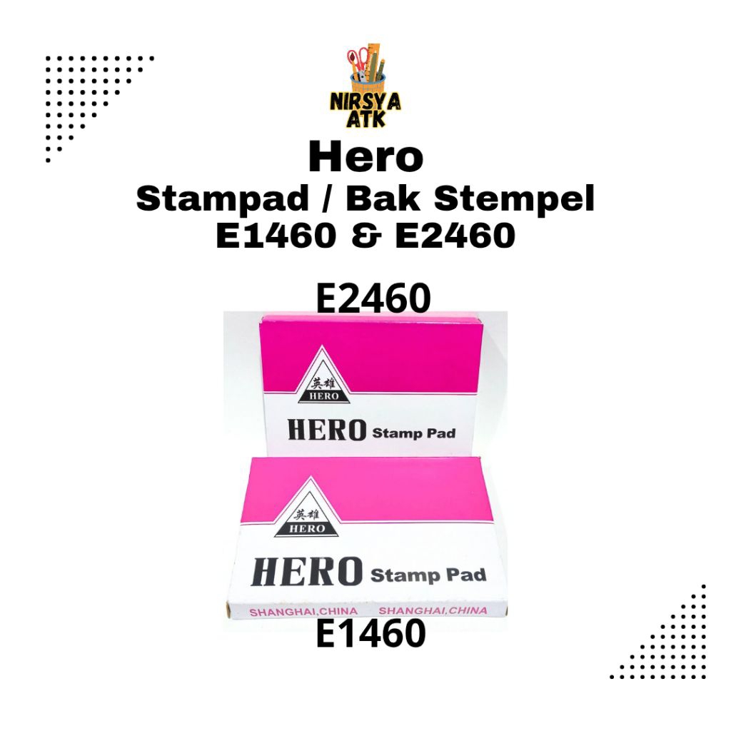 Hero Stampad/ Bak Stempel E1460 E2460 Violet