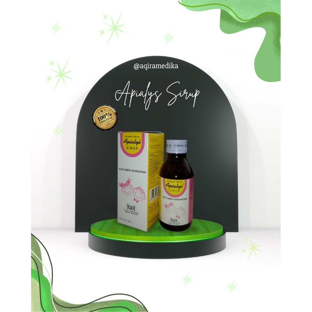 APIALYS SIRUP 100 ML | SUPLEMEN KESEHATAN