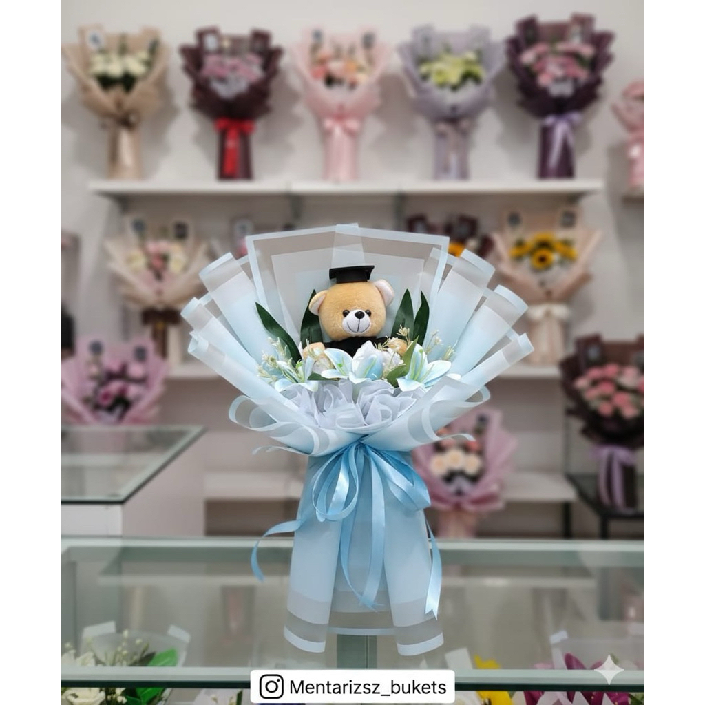Buket boneka Wisuda