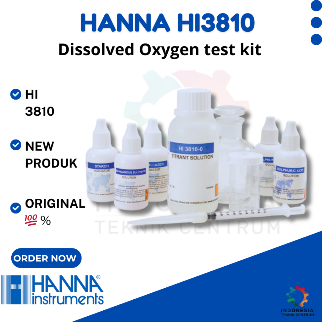 DO Test Kit HANNA HI 3810