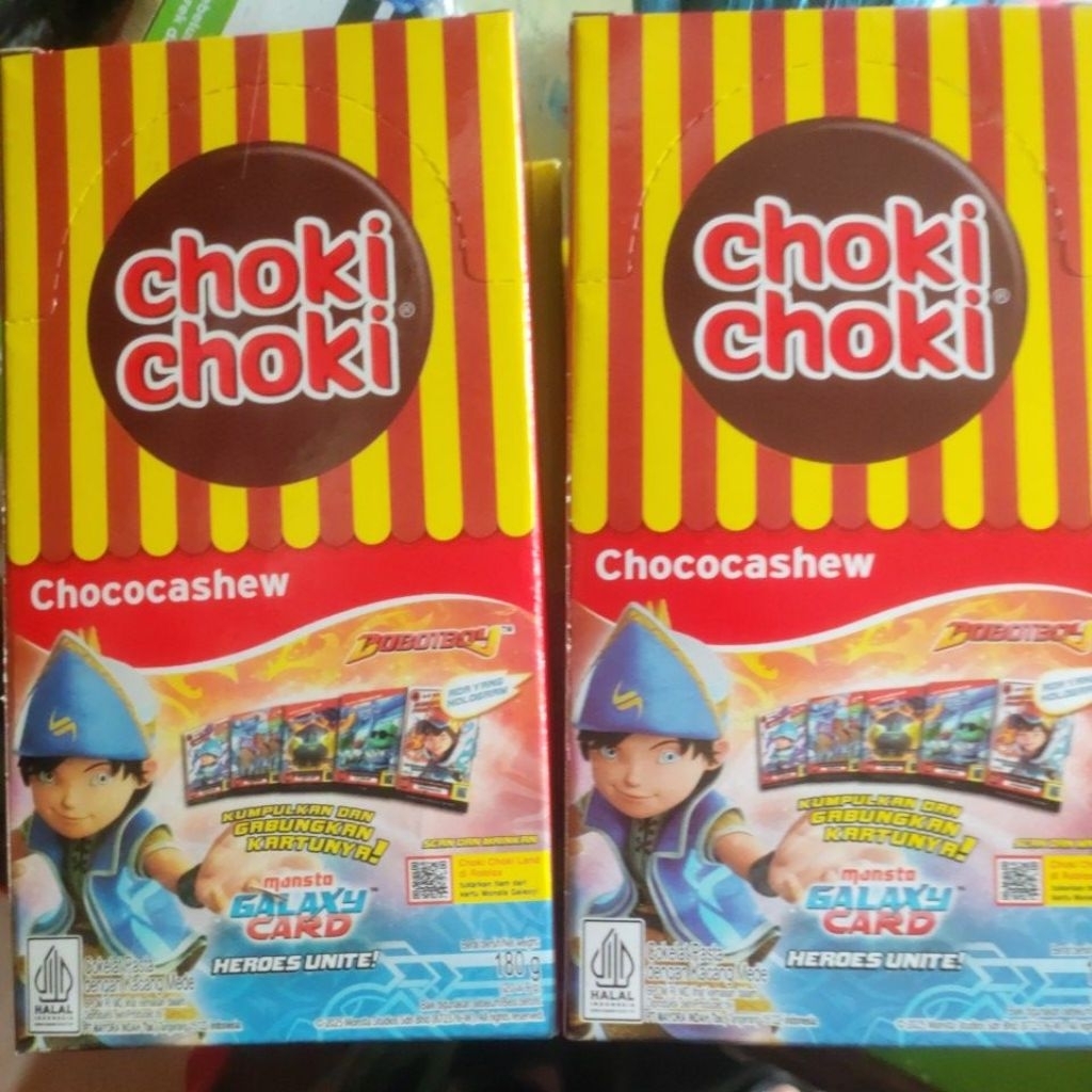 Choki Choki Coklat - Chococashew 20 Pcs 180gr