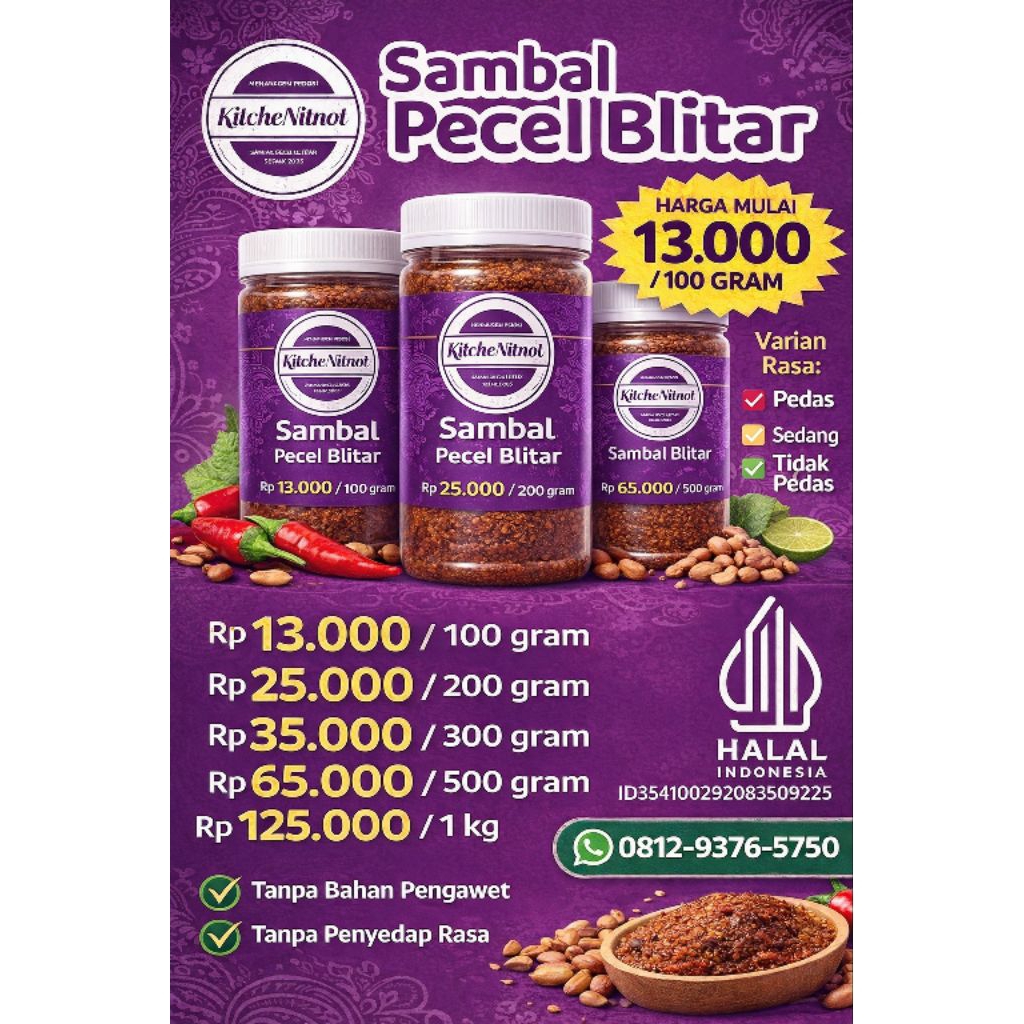 Sambal Pecel Blitar
