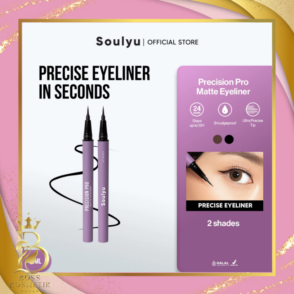 SOULYU Precision Pro Matte Eyeliner 1gr