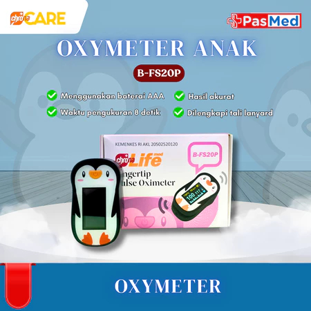 Chrona Lifemed Child Pulse Oximeter OLED Display