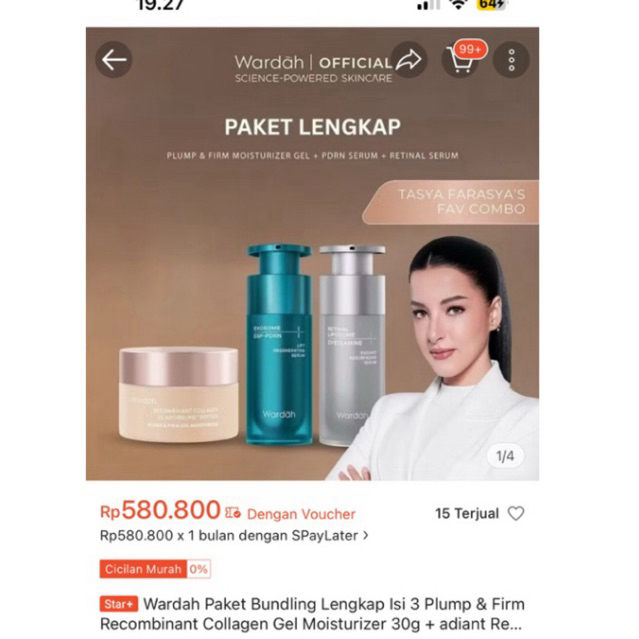 wardah paket bundling preloved