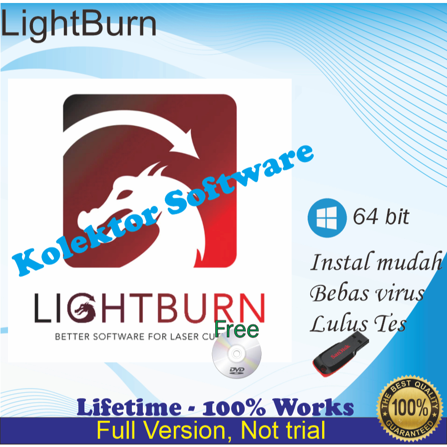 LightBurn 2.0.05 - Full Version, Permanen