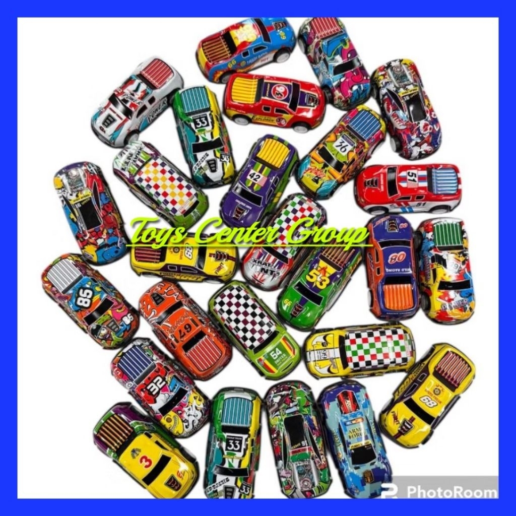 10pcs Mobil Pull back Besi Keren