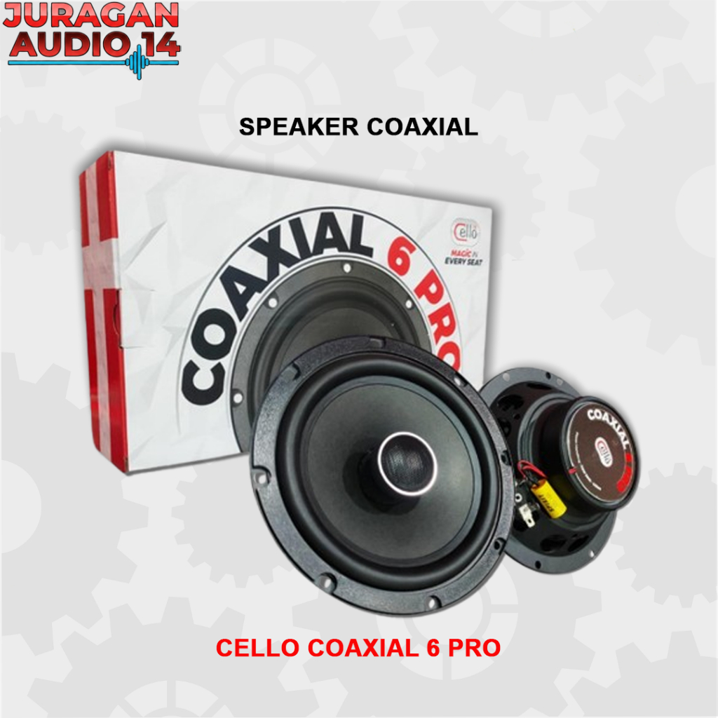 SPEAKER COAXIAL CELLO 6 PRO - 6"
