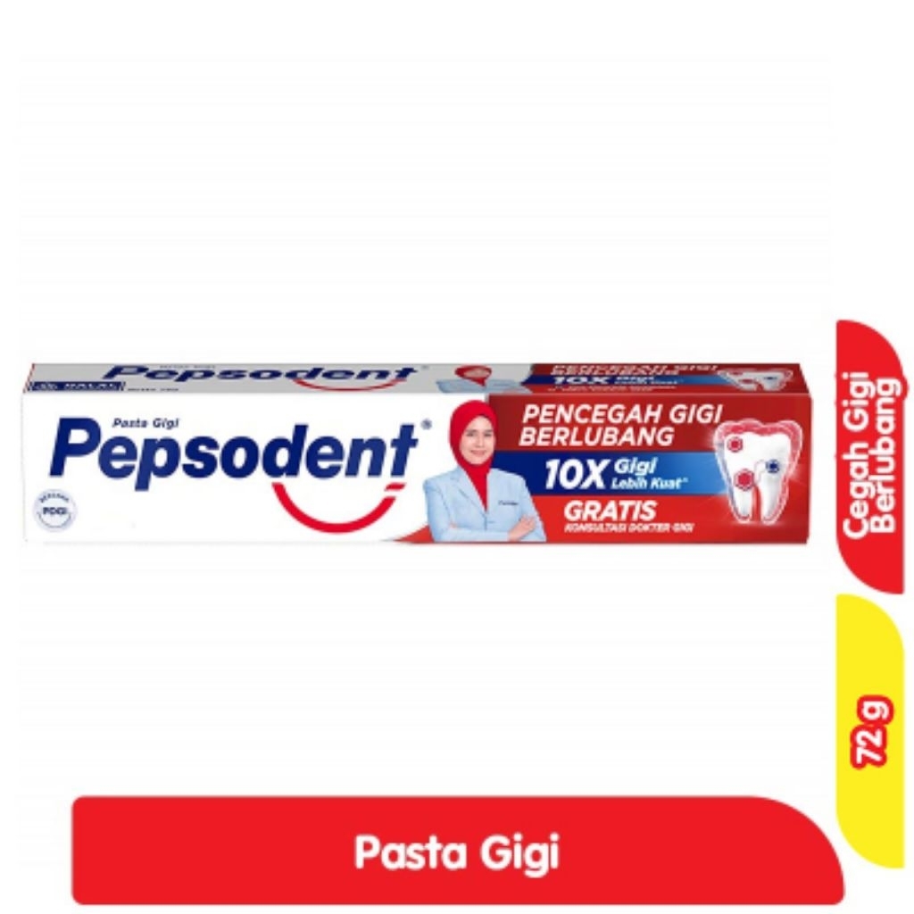 pasta gigi pepsodent 72gr