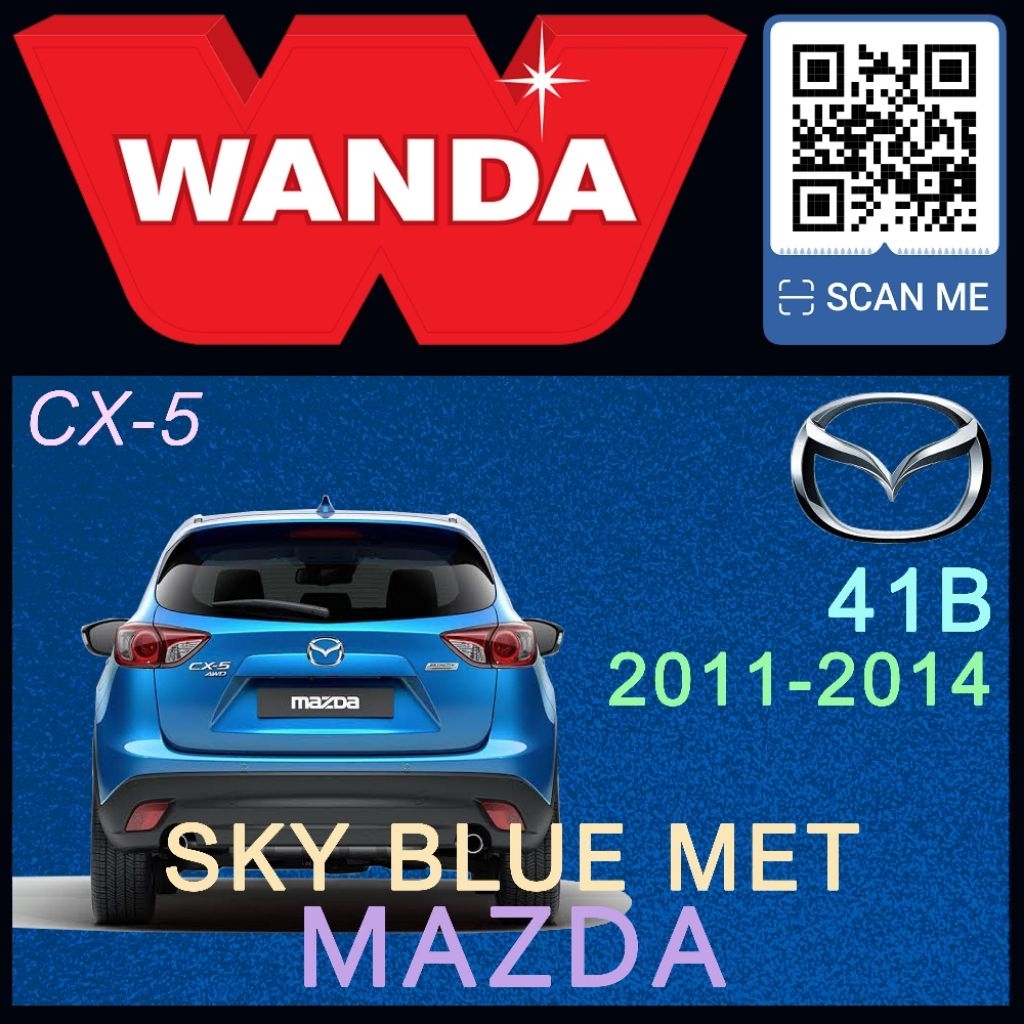 Cat Wanda Mazda Sky Blue Metallic 41B