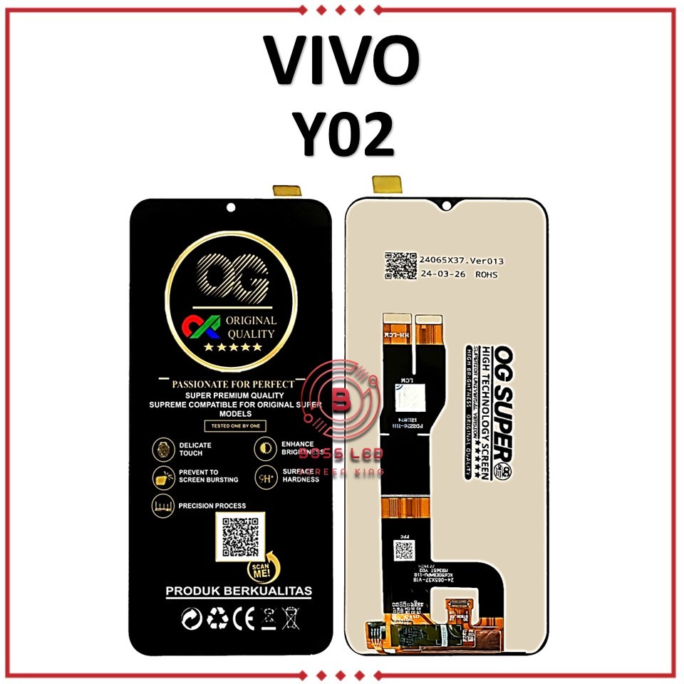 LCD TOUCHSCREEN VIVO Y02 ORIGINAL