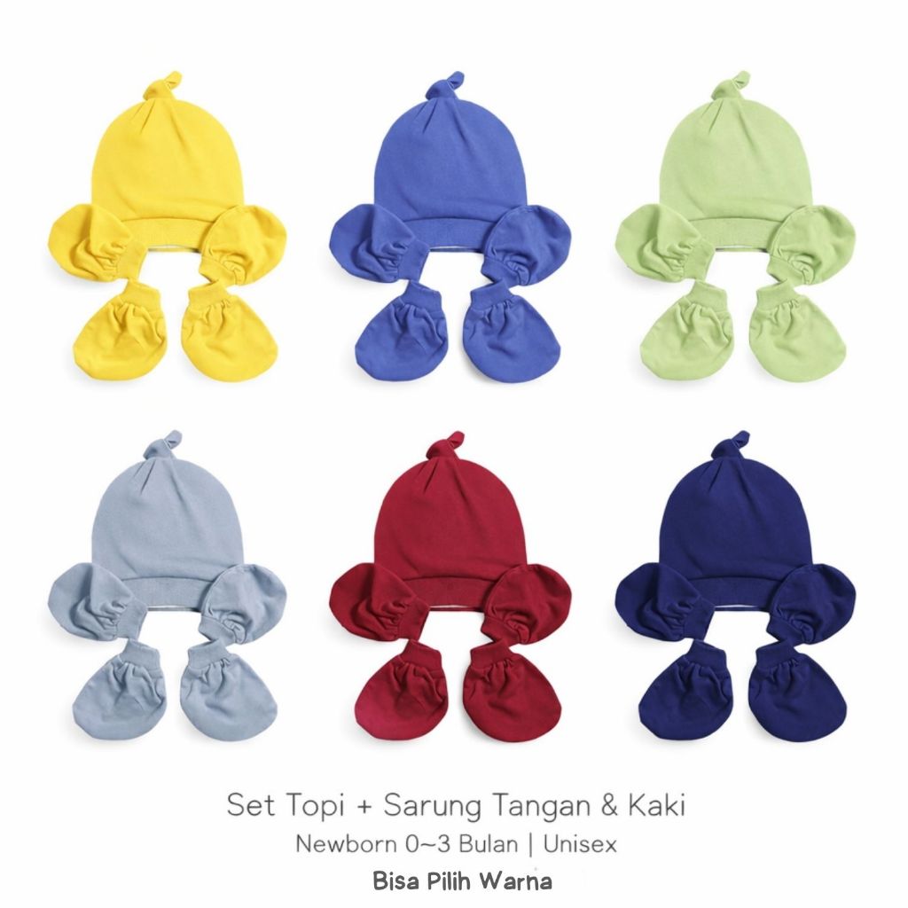 1 Pcs Set Topi Bayi Olala