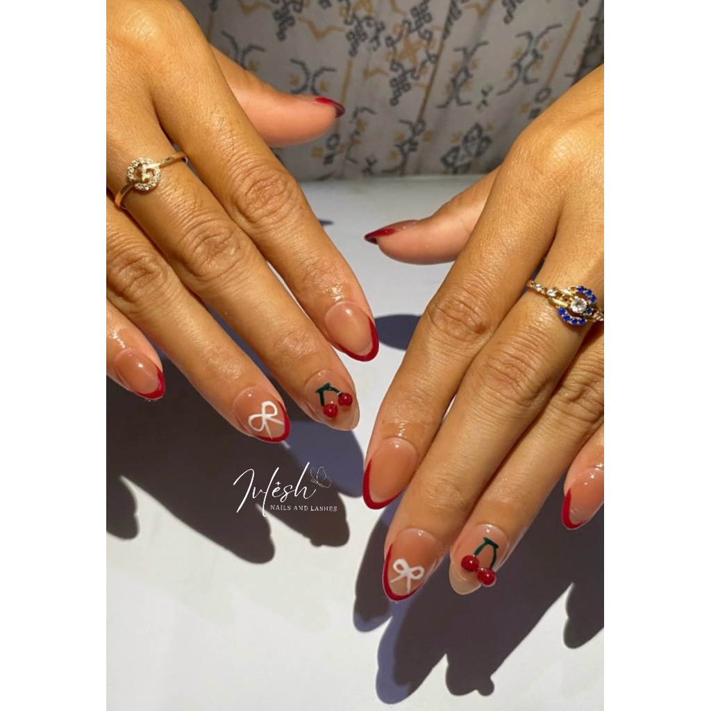 Press on nails 3D Cherry by selvi
