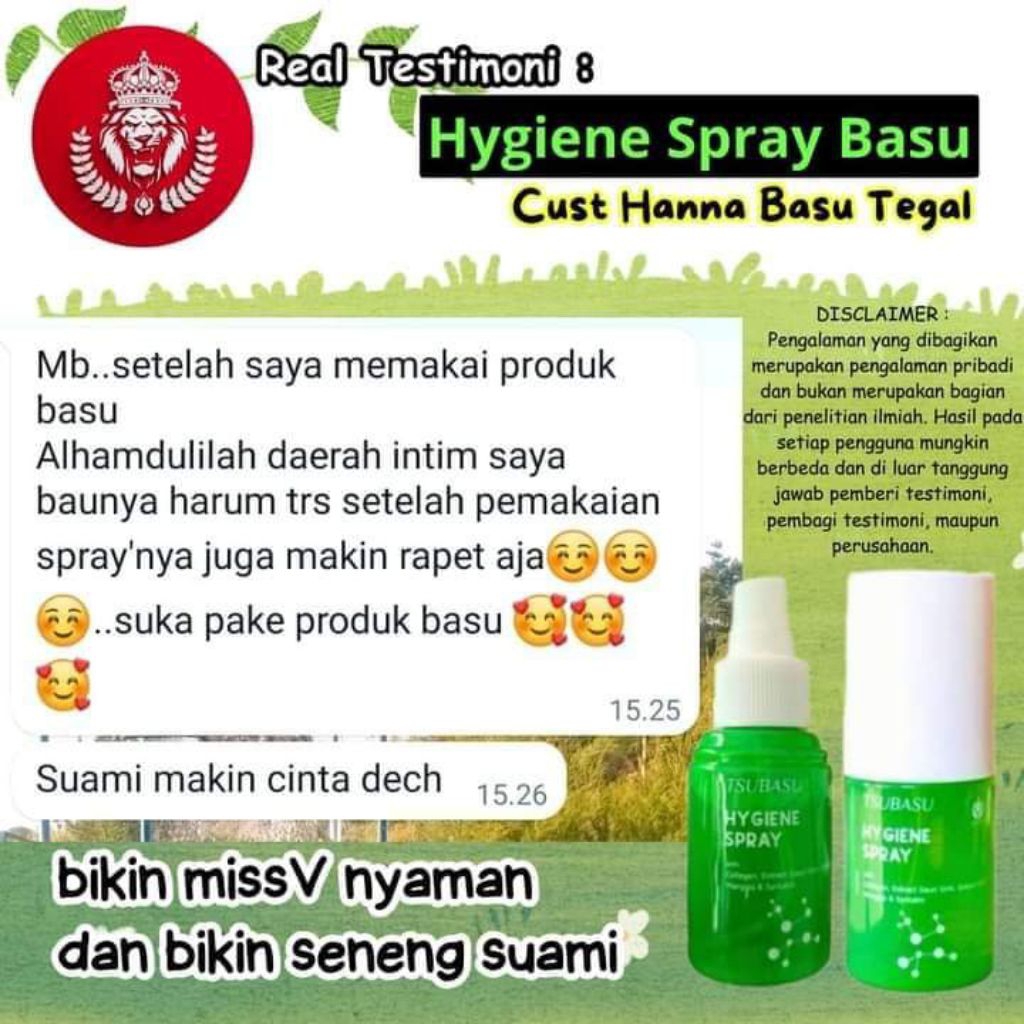 hygiene spray