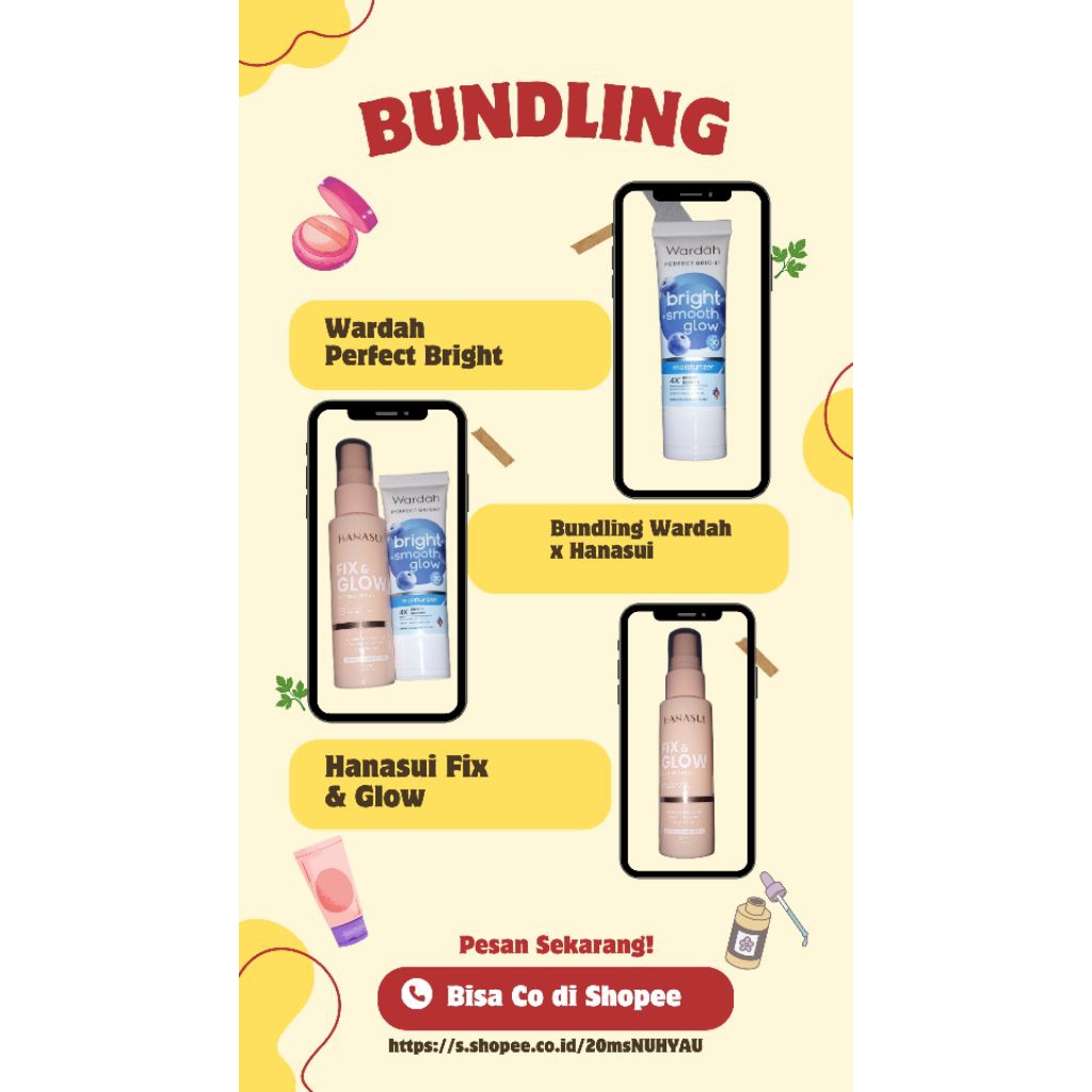 Bundling Pelembab & Setting Spray