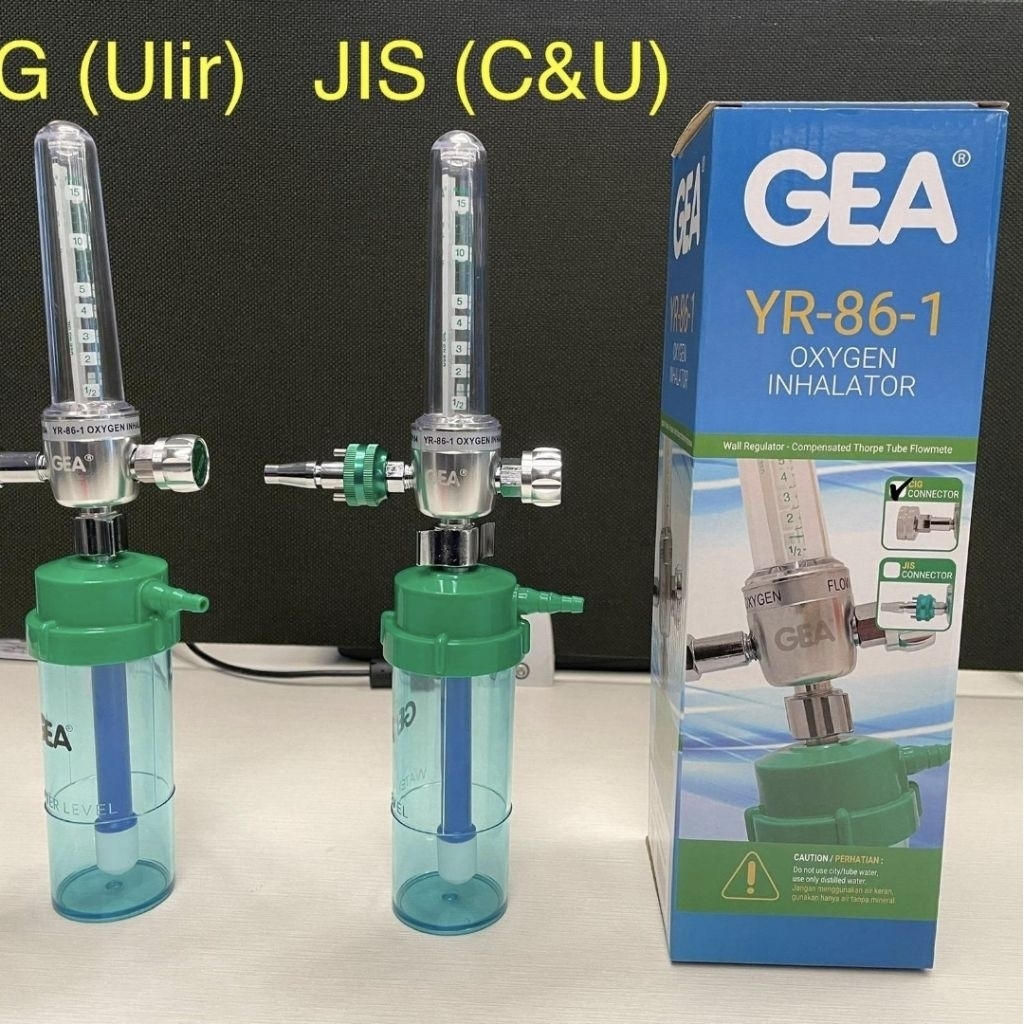 Regulator Oksigen (O2) Dinding Model colok Yr-86-1
