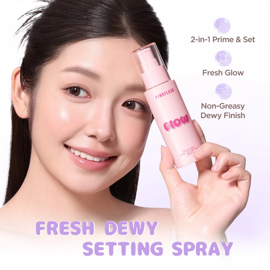 PINKFLASH All Day Set & Refreshed Setting Spray