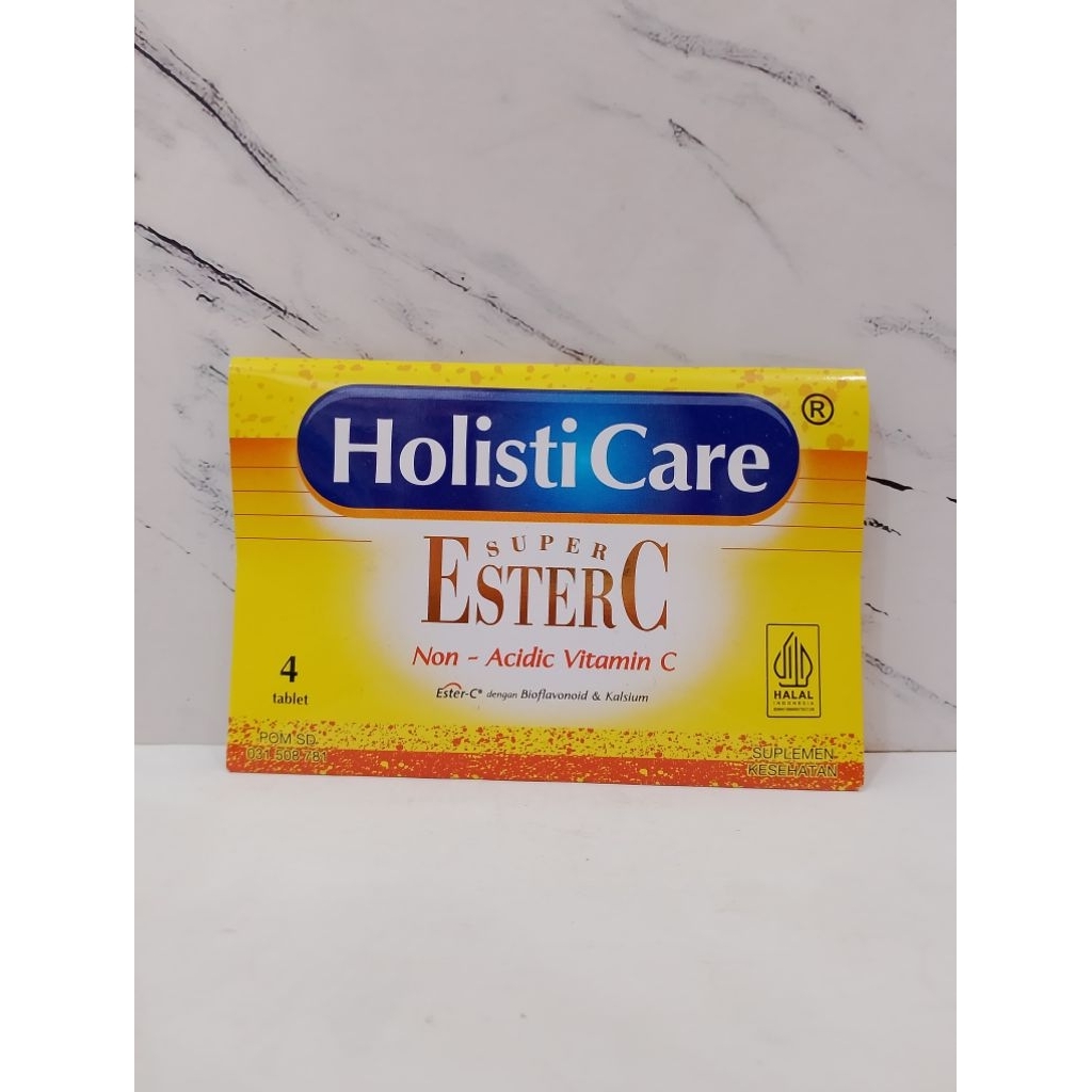 Holisticare Super Ester C Strip isi 4 Tablet