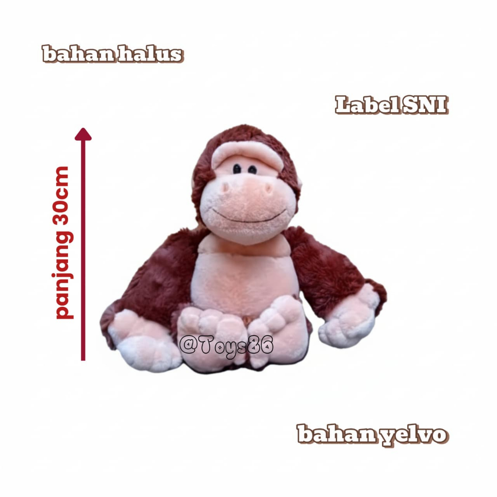 Boneka Monyet Rico Size M