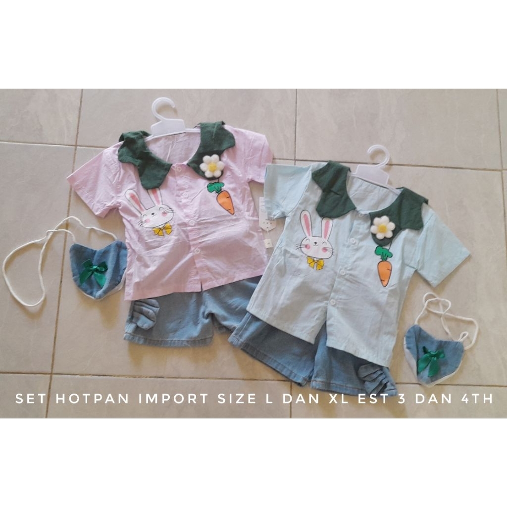 stelan jeans pendek