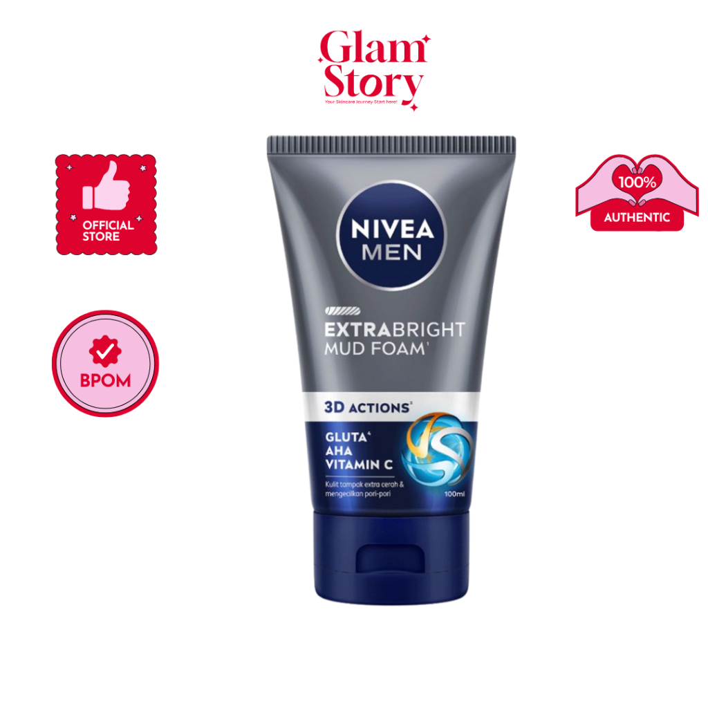 NIVEA MEN Mud Foam Extra Bright Mud Foam 100ml