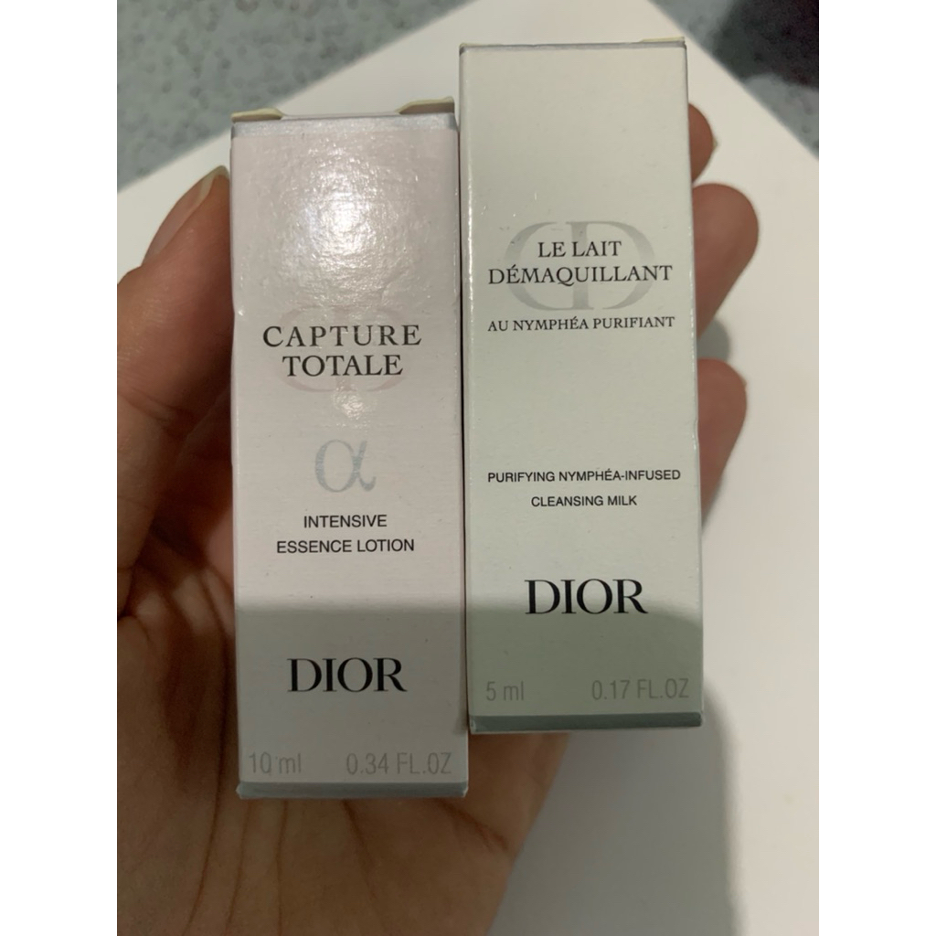 minisize dior cleanser & lotion