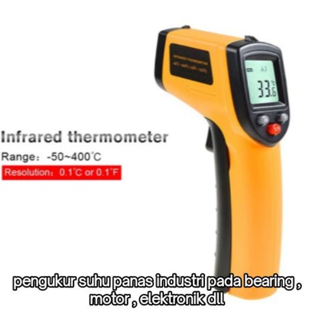 GN320 Digital termometer infrared laser sensor suhu
