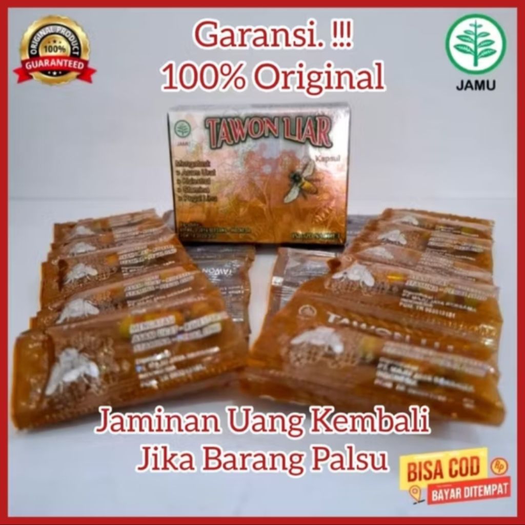 Jamu Kapsul CapTawon 100% Original