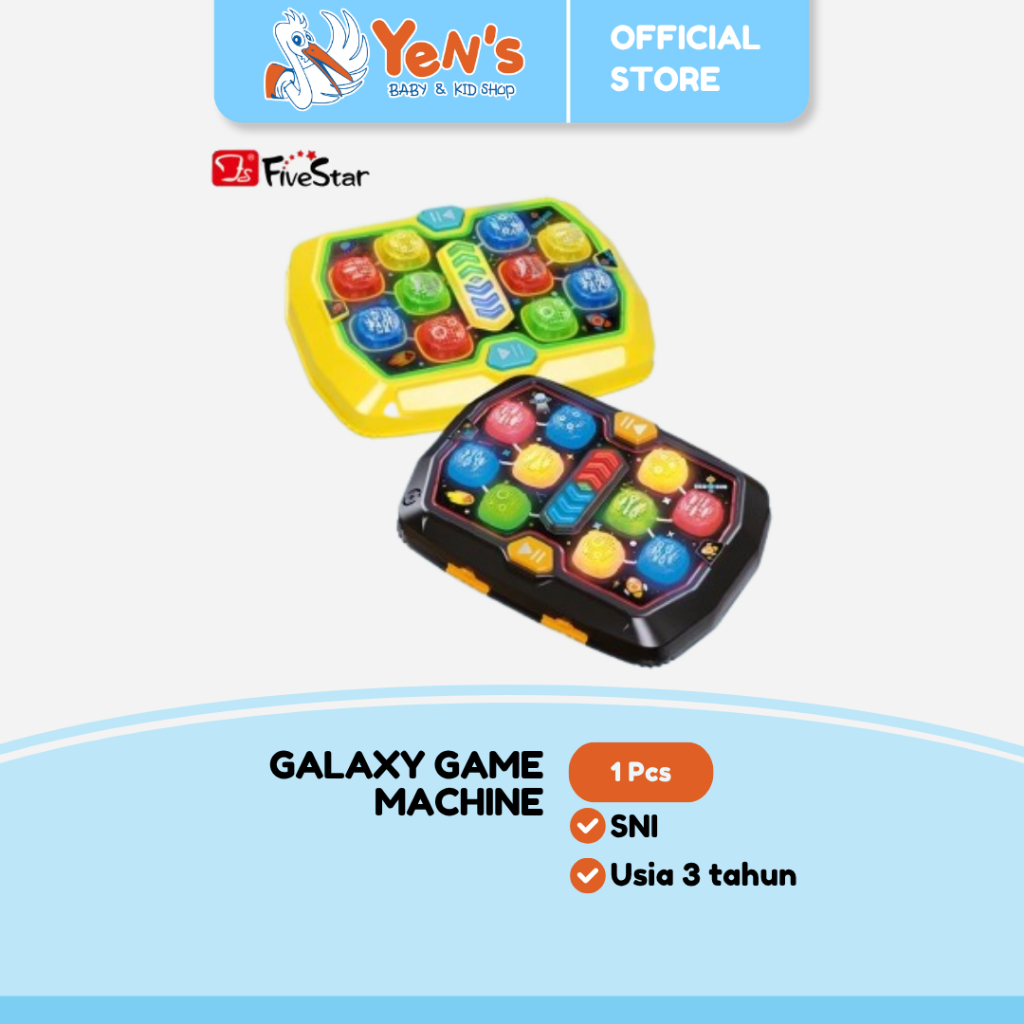 Five Star Learning Fun Galaxy Game Machine - Interactive Game 3 Modes in 1