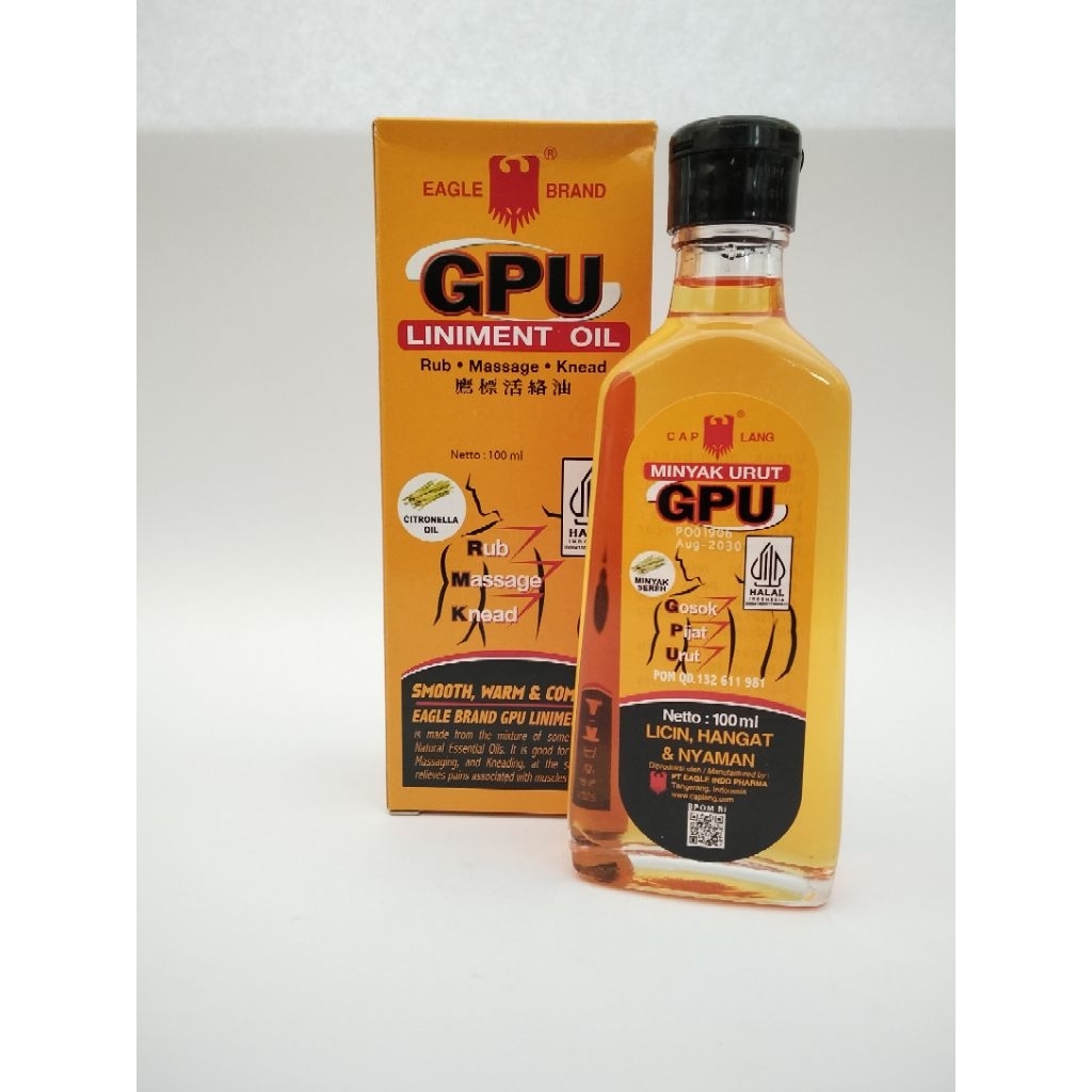 Minyak Urut GPU SEREH 100 ml