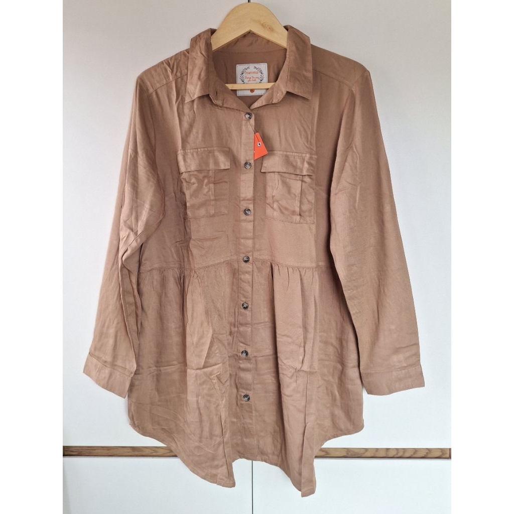Kemeja Rayon Twill XL Hazelnut