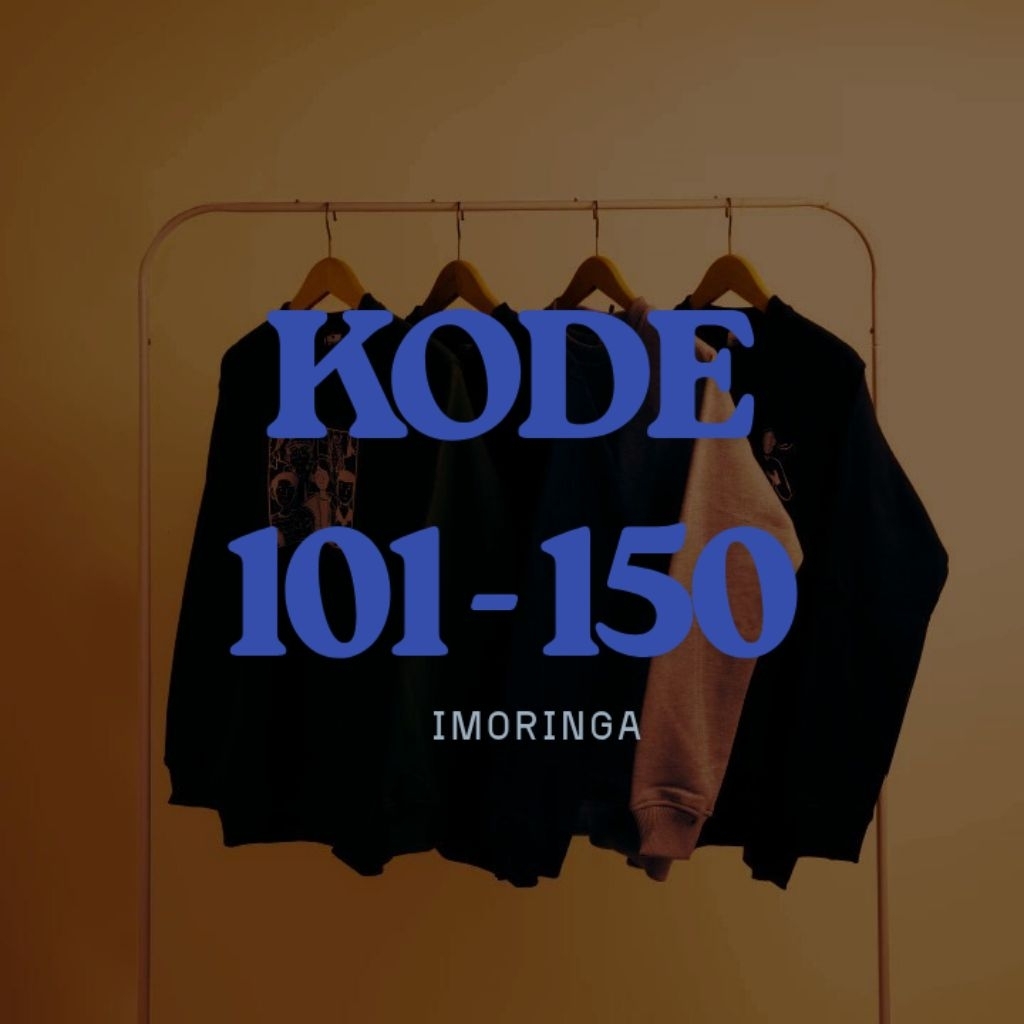 KODE BARANG 101 - 150 Imoringa