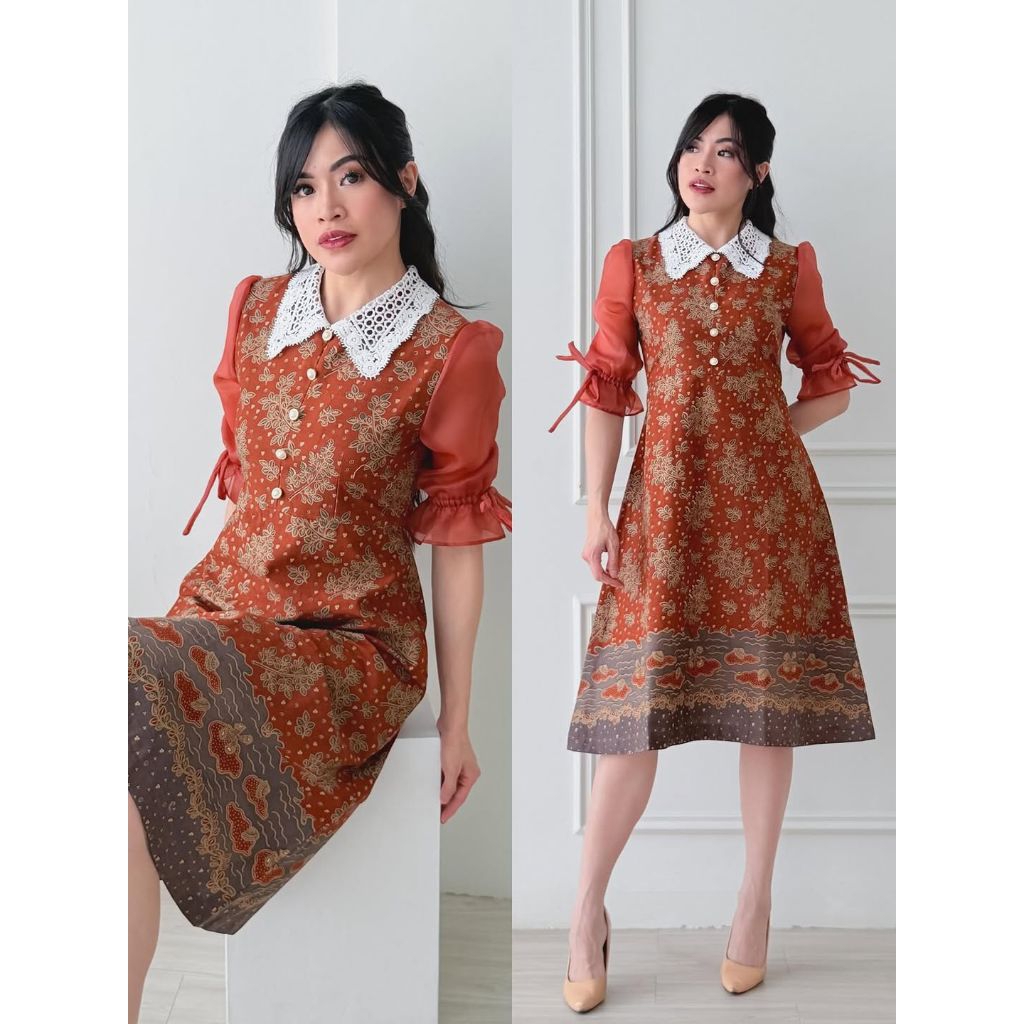 Maudy dress batik