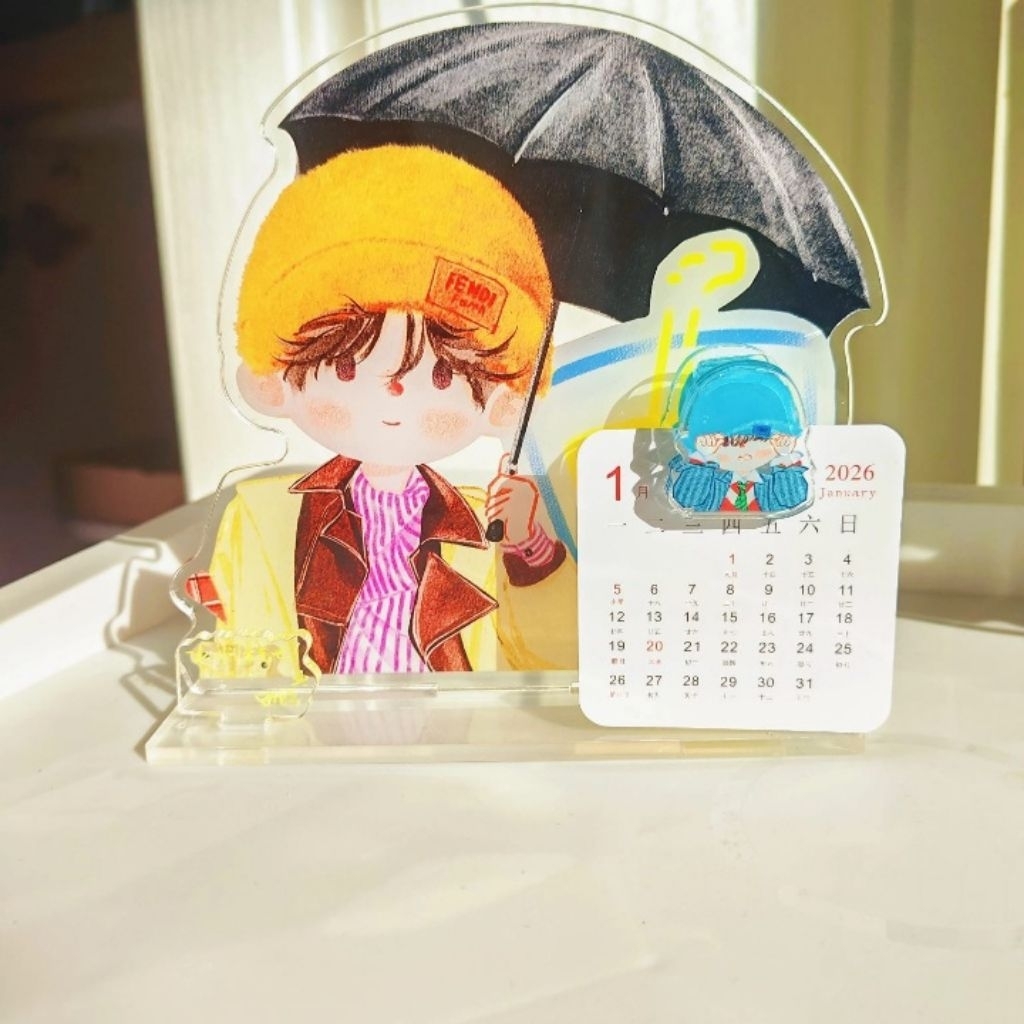 Standee Acrylic Kalender Tian Xuning