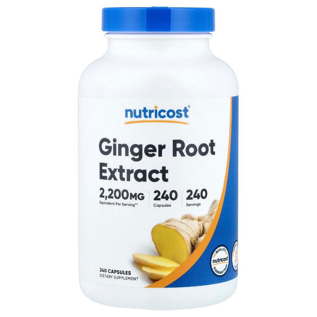 Nutricost Ginger Root Extract 240 Capsules 550 mg