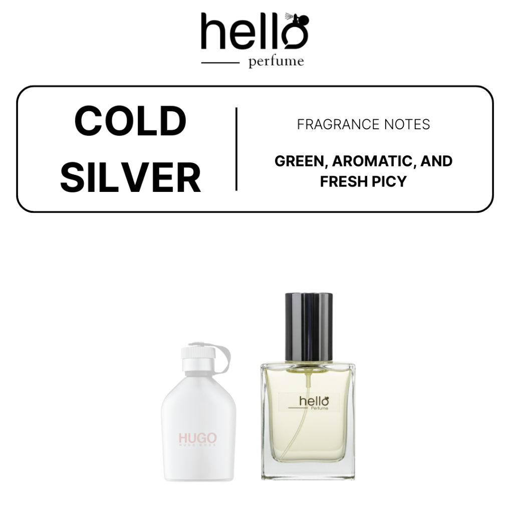 Hello Perfume Cold Silver EDP/Man Perfume