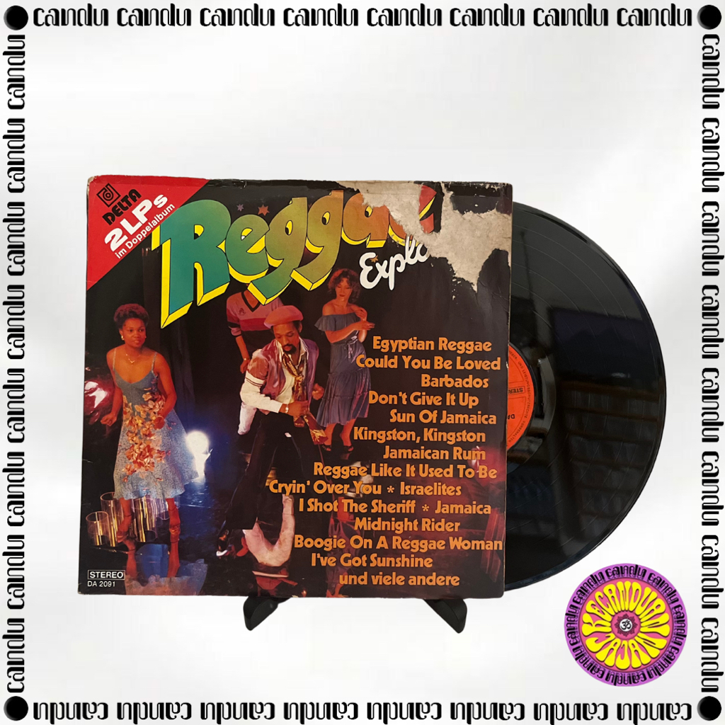 VINYL REGGAE EXPLOSION, COMPILATION, DOUBLE LP, USED