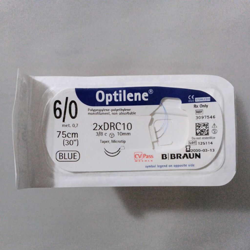 optilene 6/0 2x DRC10  per pcs