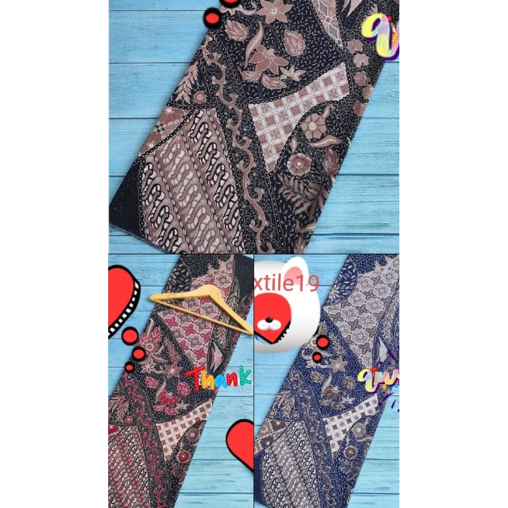 bahan batik semisutra halus
