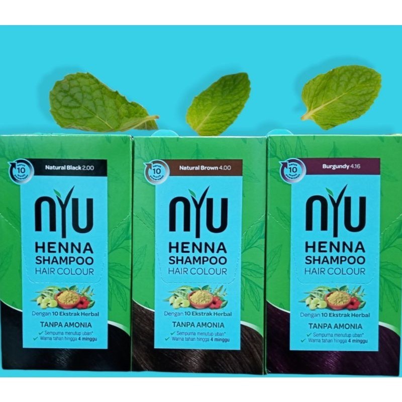 Nyu henna shampo/box