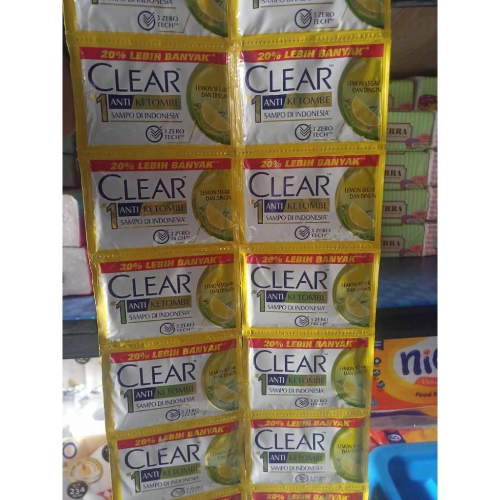 Shampo Clear renceng 24 sachet