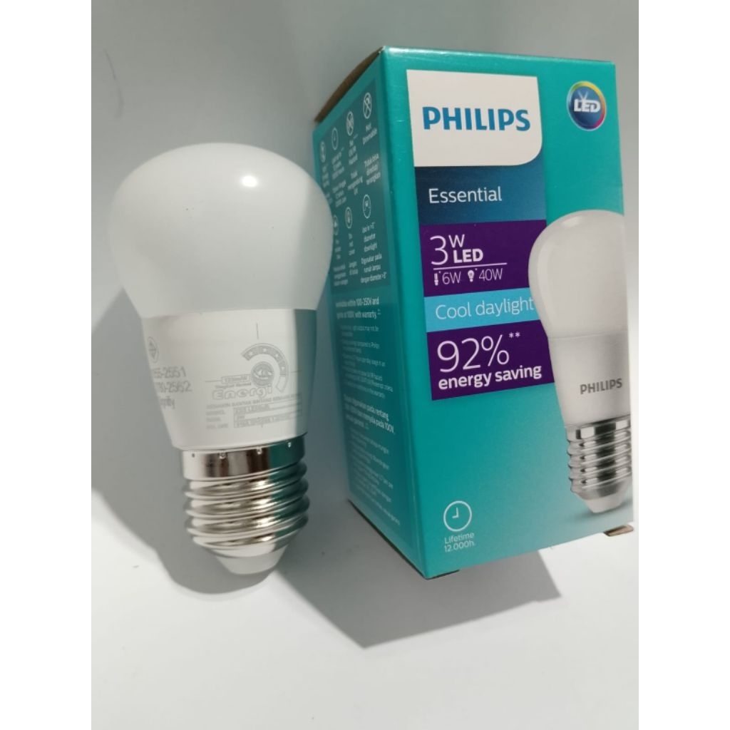 LAMPU LED Philips 3W Essential.