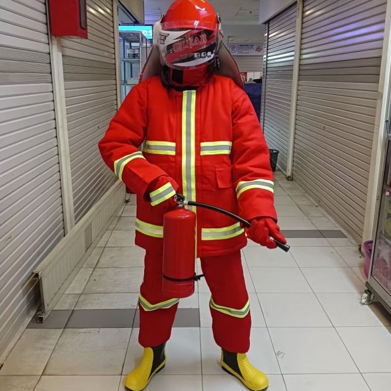 SET KOMPLIT BAJU PEMADAM (MERAH)
