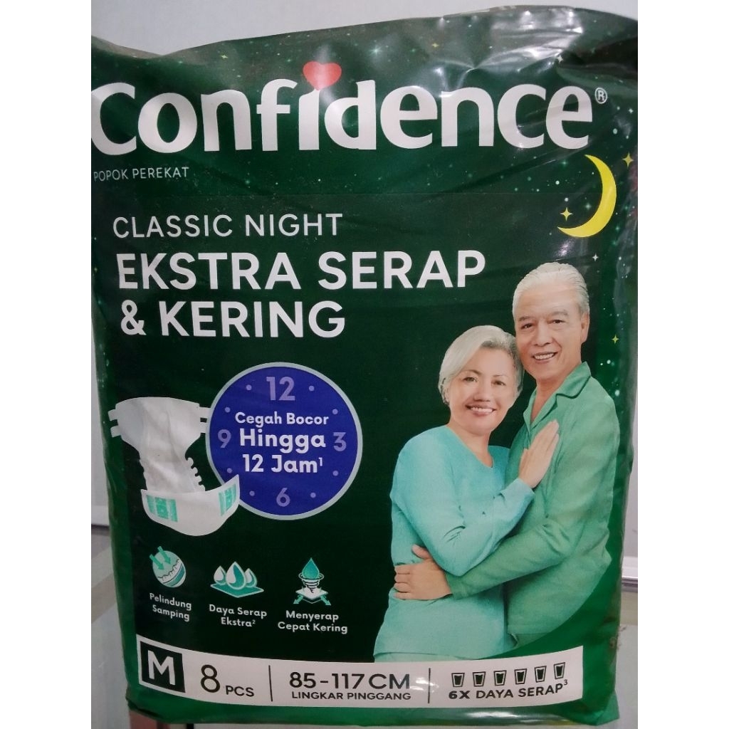 confidence classic night ukuran M