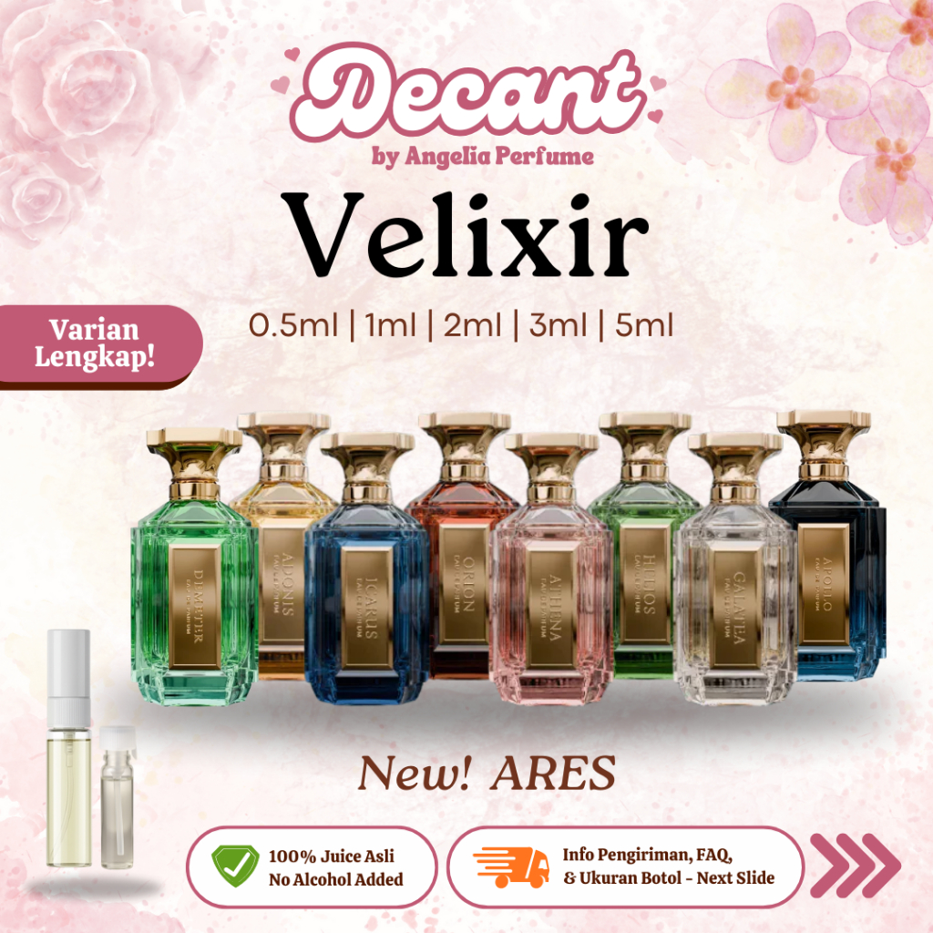[ DECANT / SHARE ] VELIXIR Parfums EDP | Size 0,5mL, 1mL, 2mL, 5mL