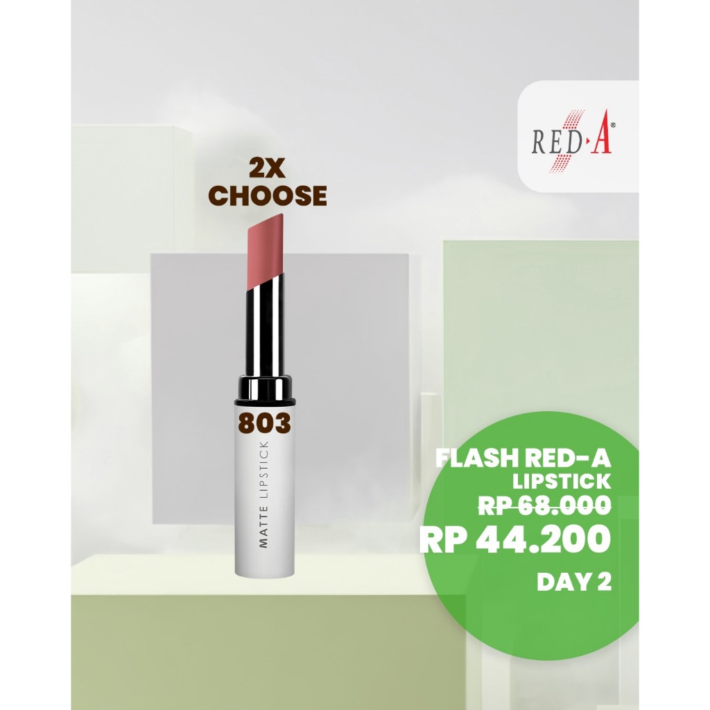 Paket 2 Matte lipstick Red A